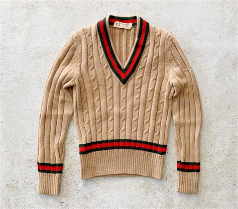 gucci cream sweater|Gucci sweater vintage.